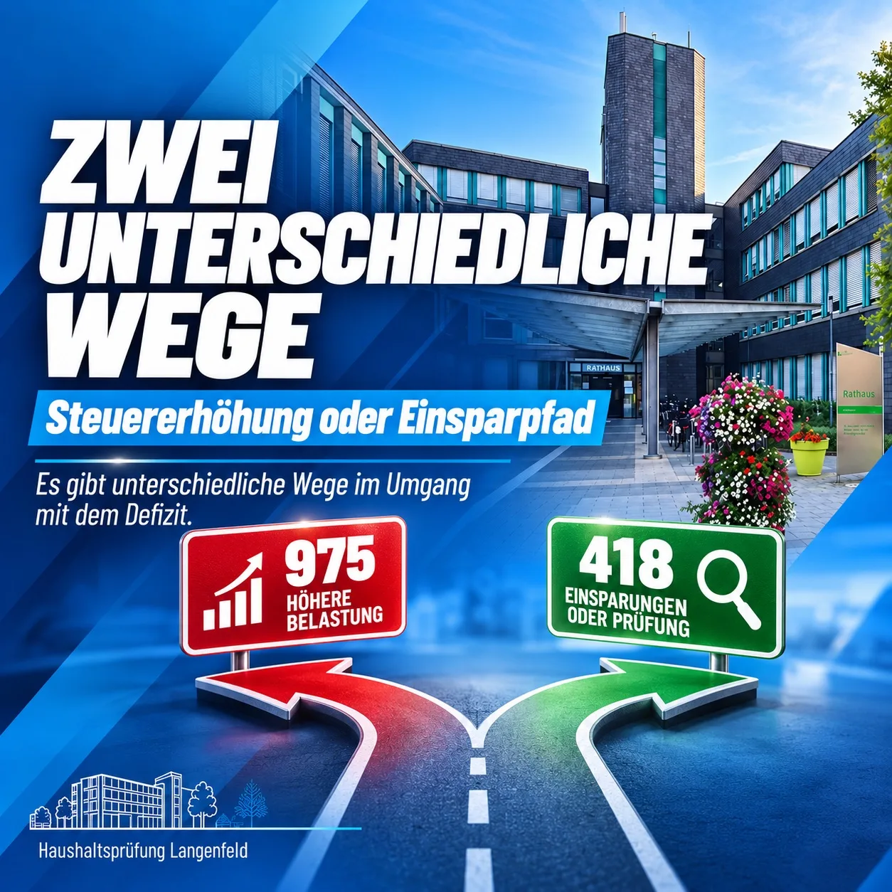 Zwei unterschiedliche Wege
