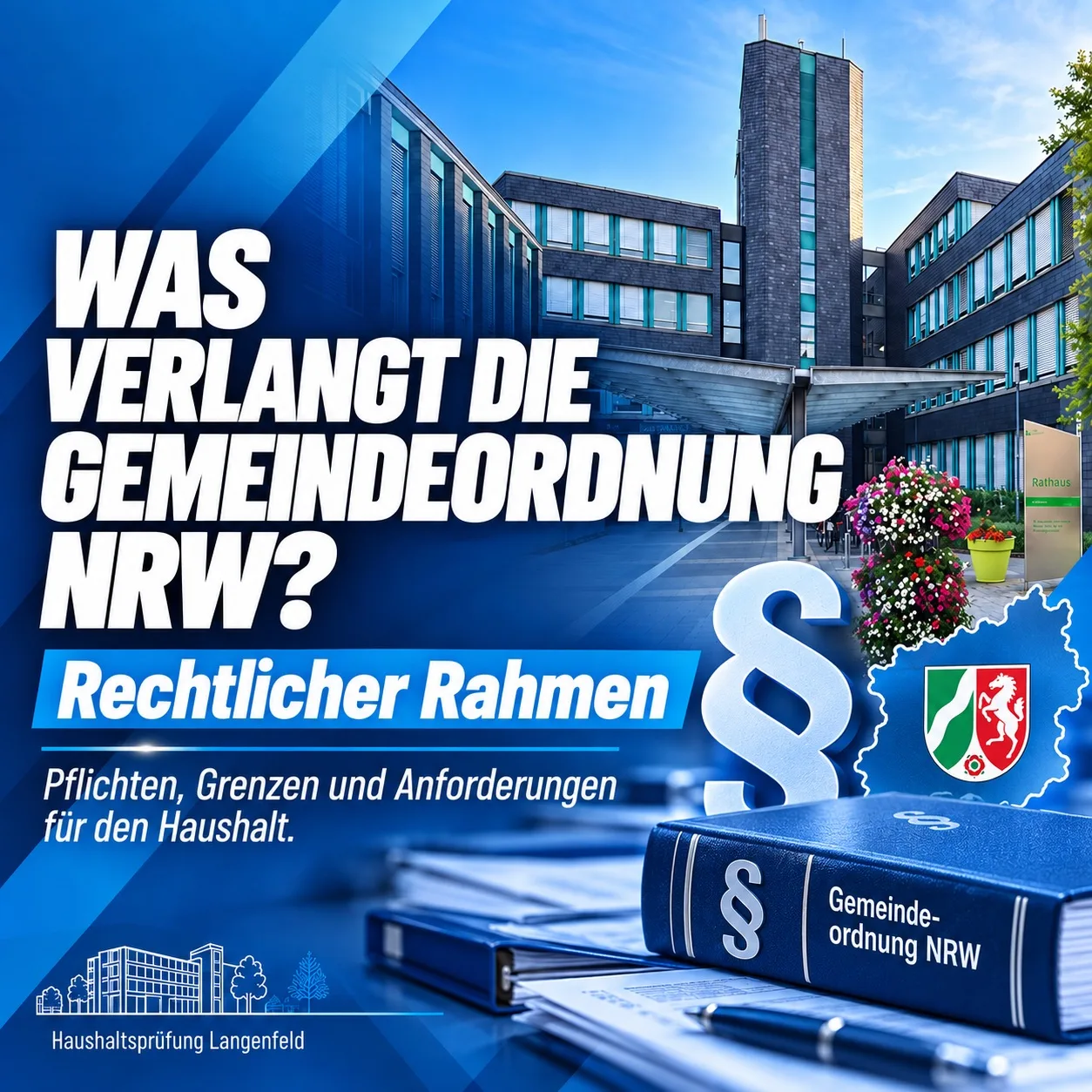 Was verlangt die Gemeindeordnung NRW?